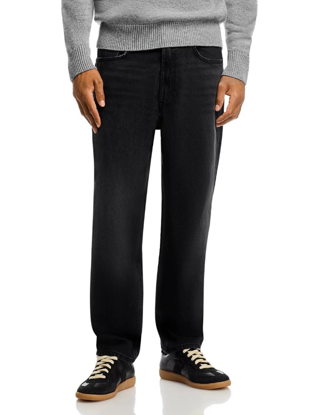 Hugo Boss Mens HUGO 838 Jeans Relaxed Tapered Egyptian Cotton Black 36 NWT 149